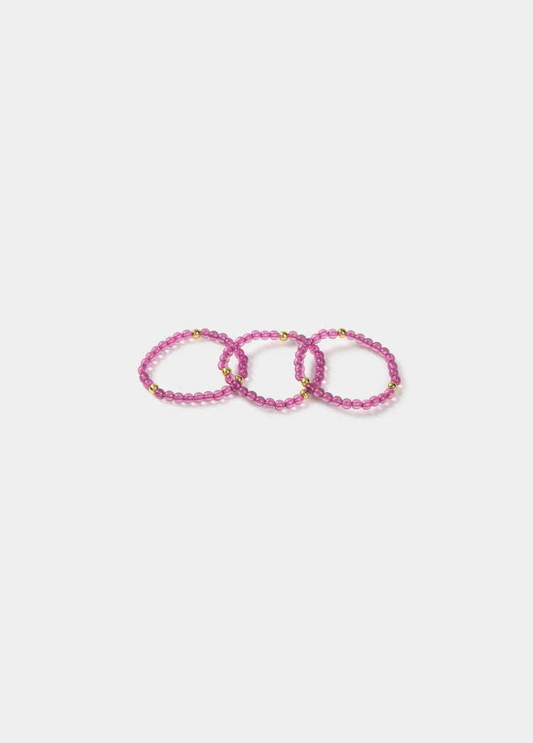 Pack pulseras resina