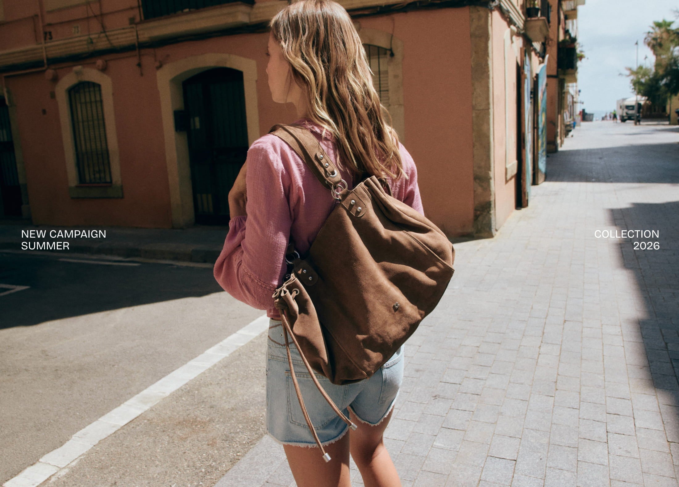 Borsa shopper arricciata