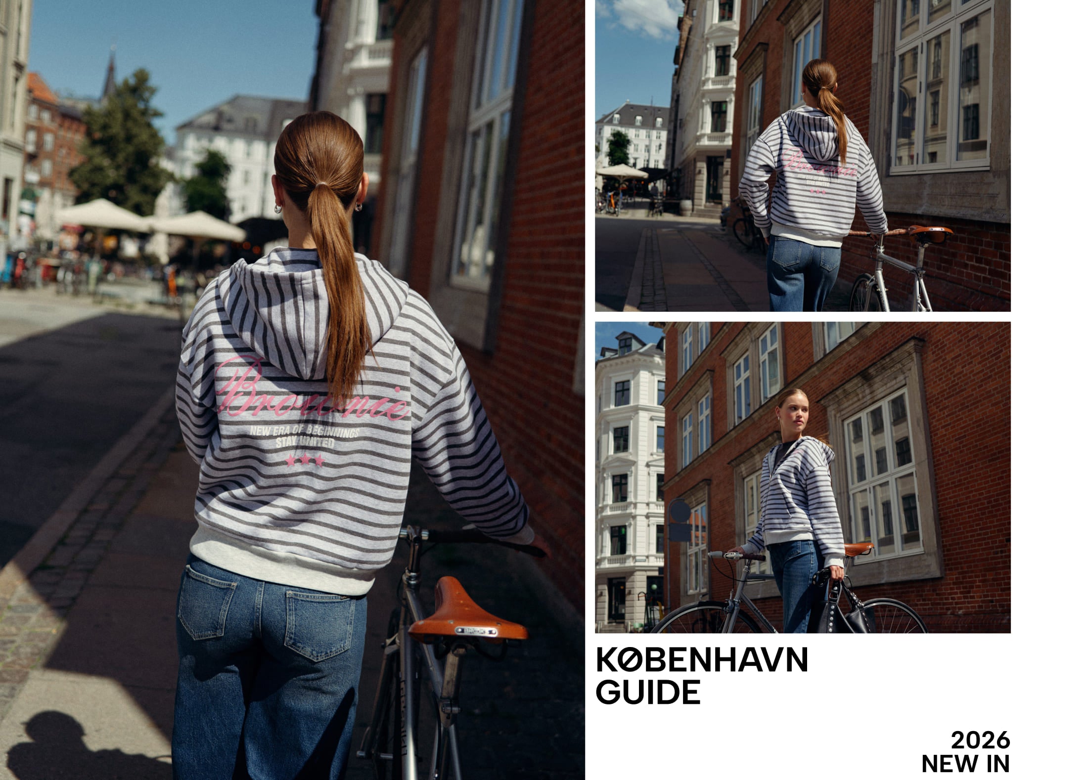 Sweatshirt met rits, streep en borduursel