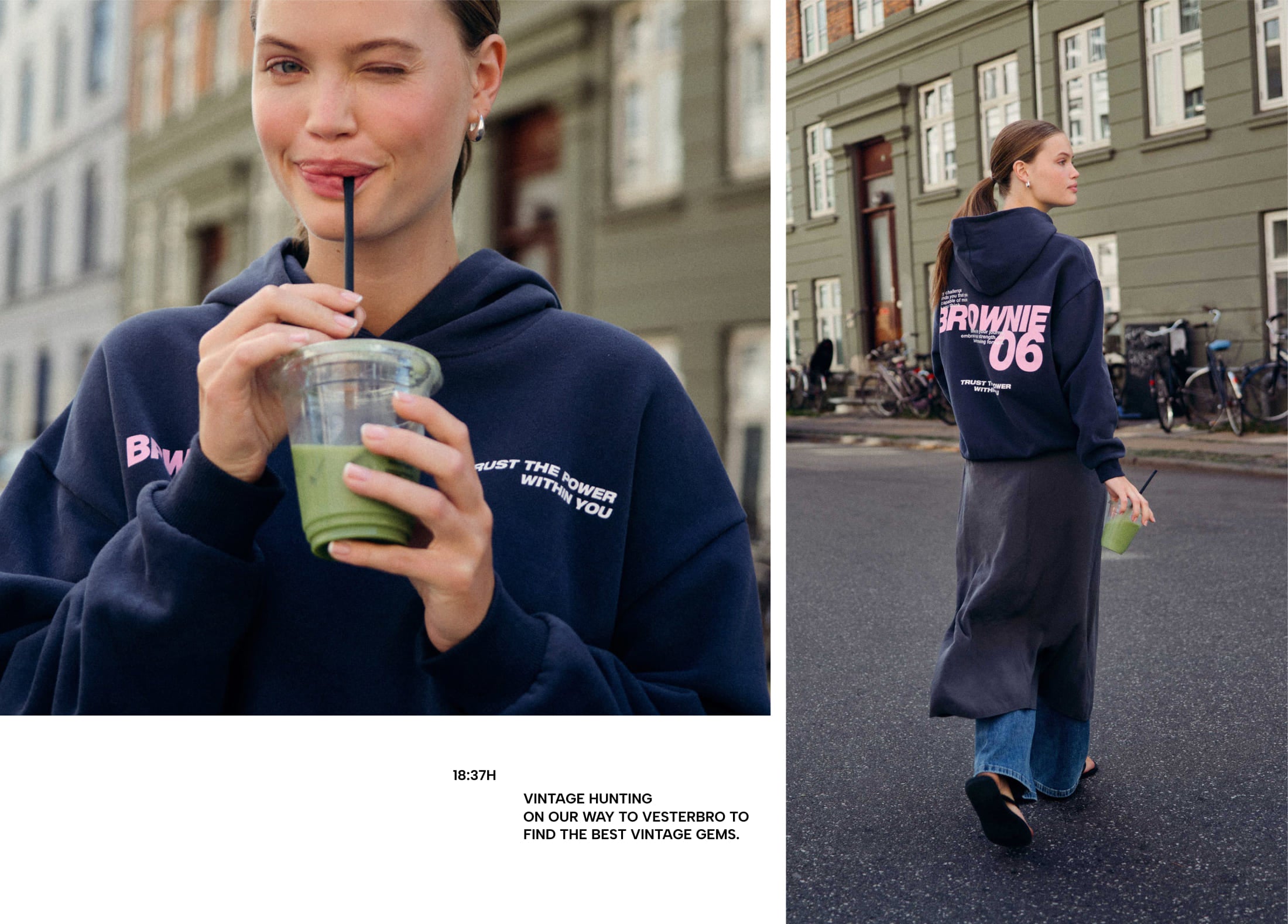 Sweatshirt met capuchon en nummer