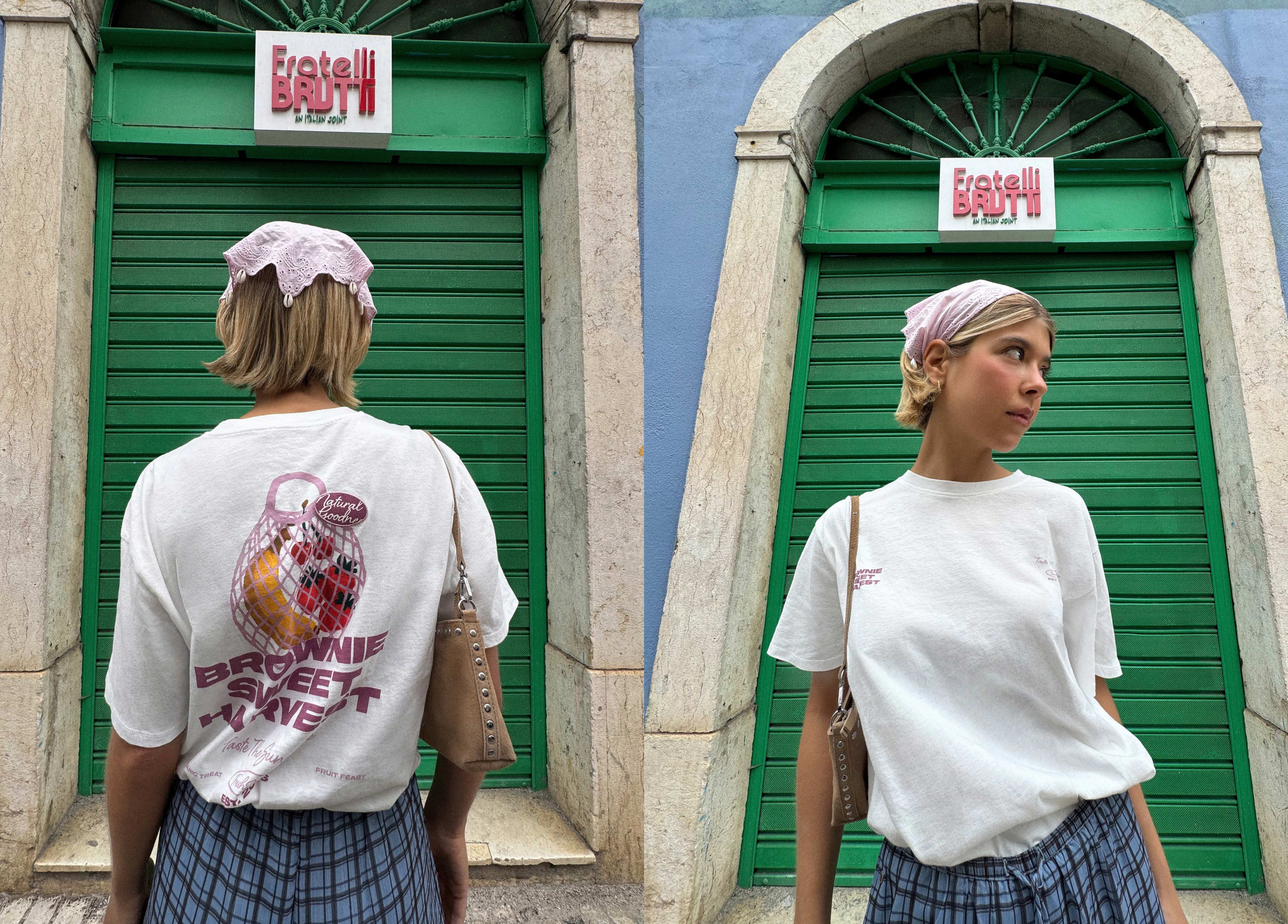 Camiseta print fruta