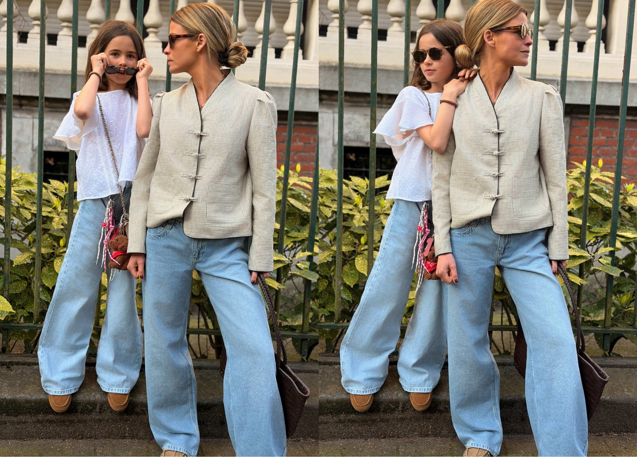 Relaxed low-rise jeans