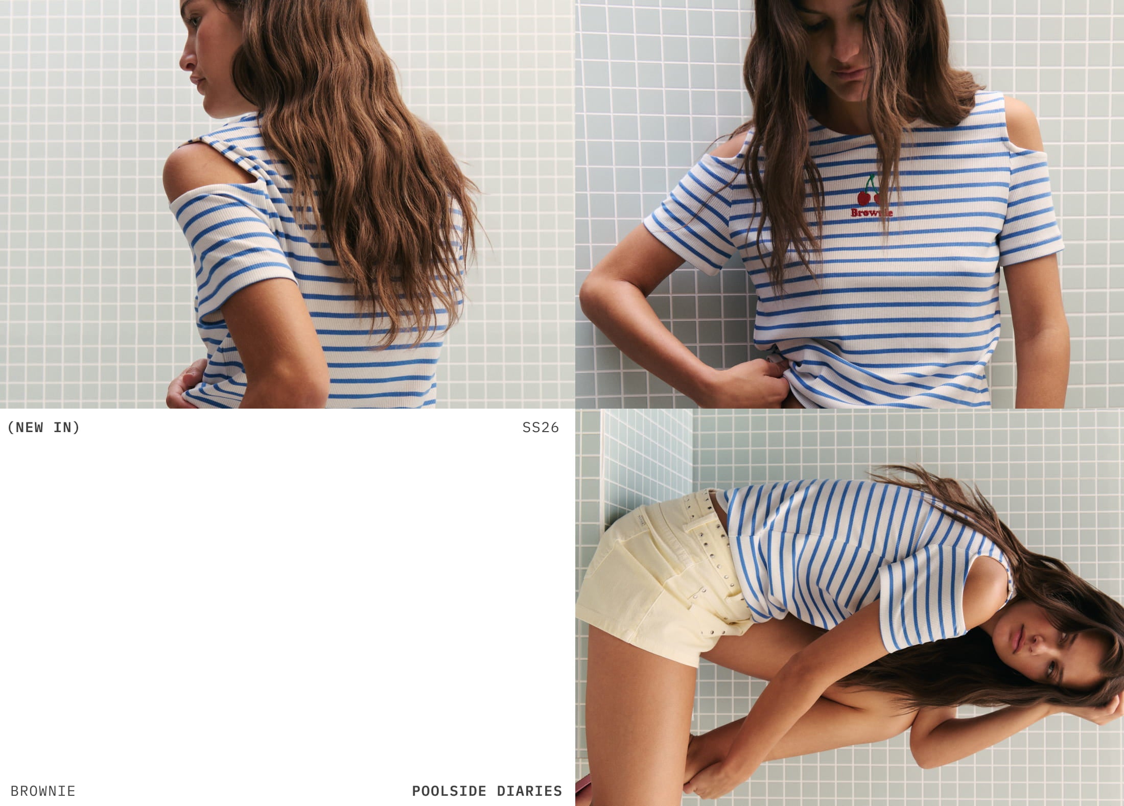 Shoulder cut-out t-shirt