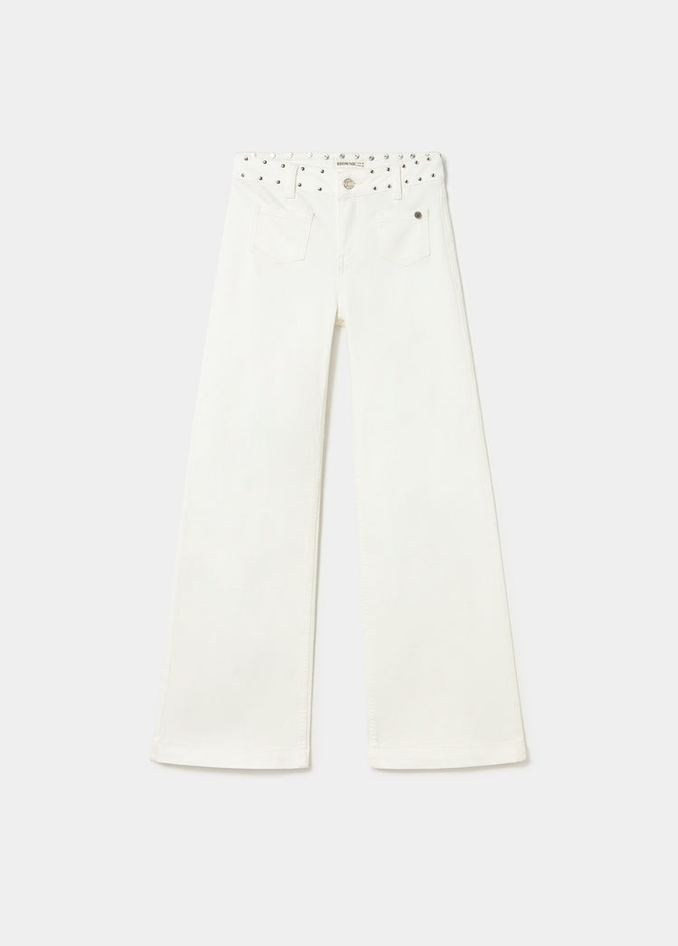 Pantalón bolsillo parche glitter