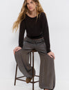 Pantalón bombacho de cuadros