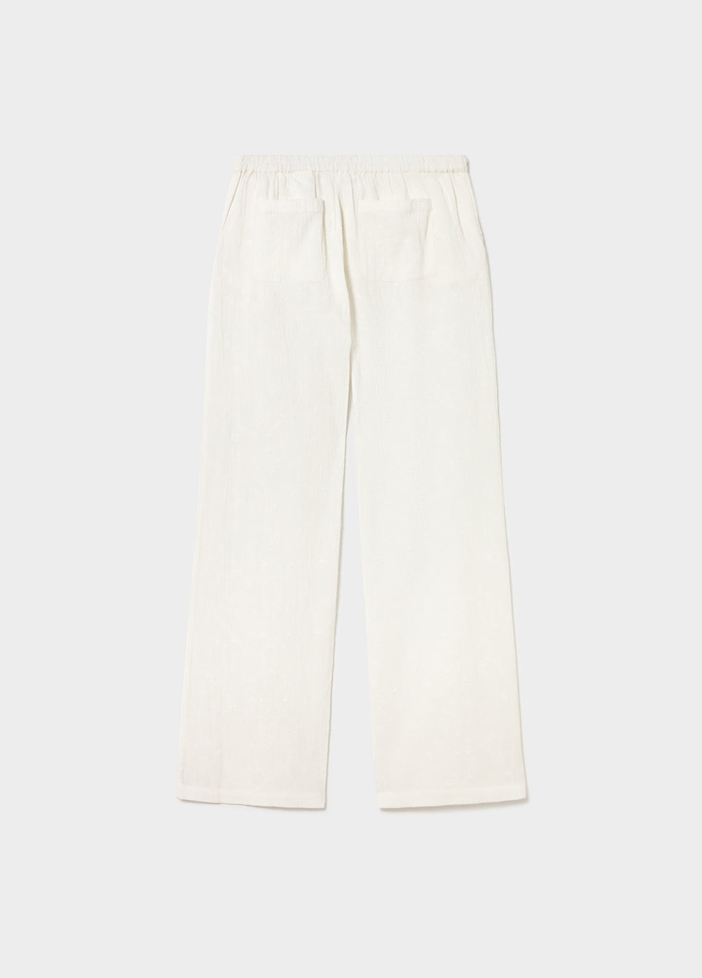Pantalón bordados recto