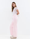 Pantalón culotte bolsillos frontales