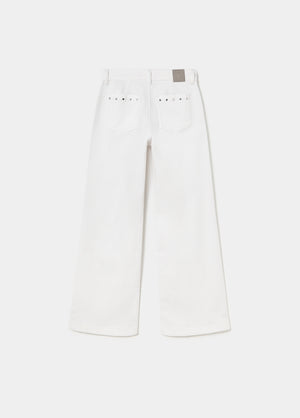 Culotte pants with studs