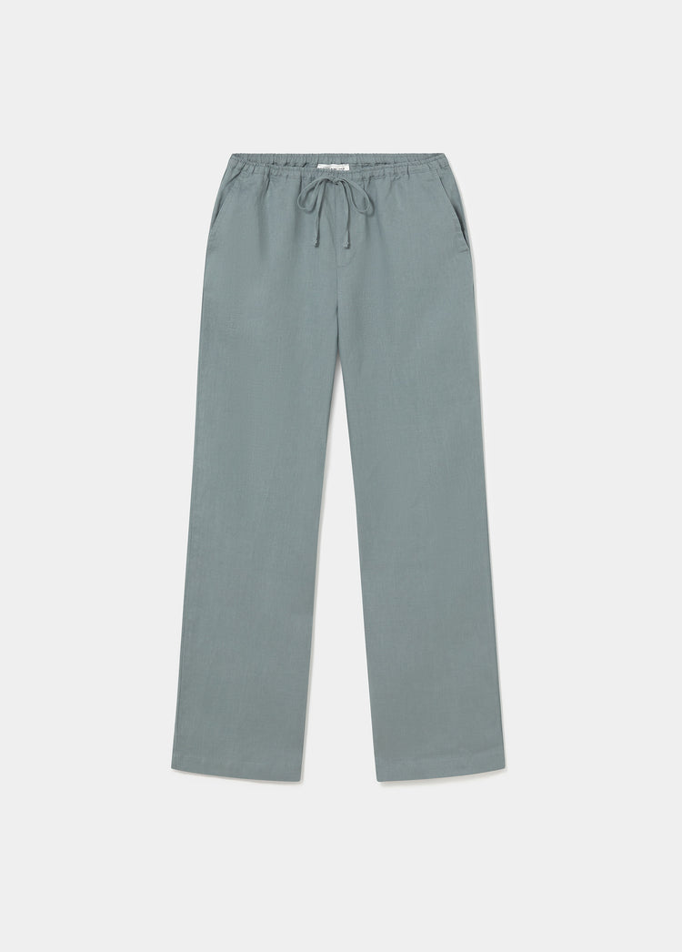 Pantalón fluido bolsillo parche