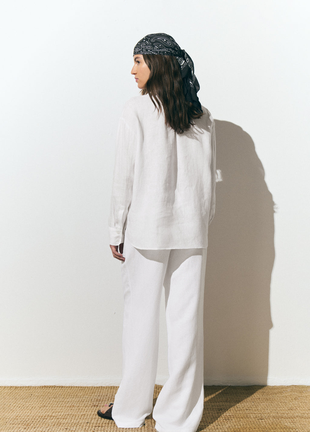 Fließende Hose mit Tasche