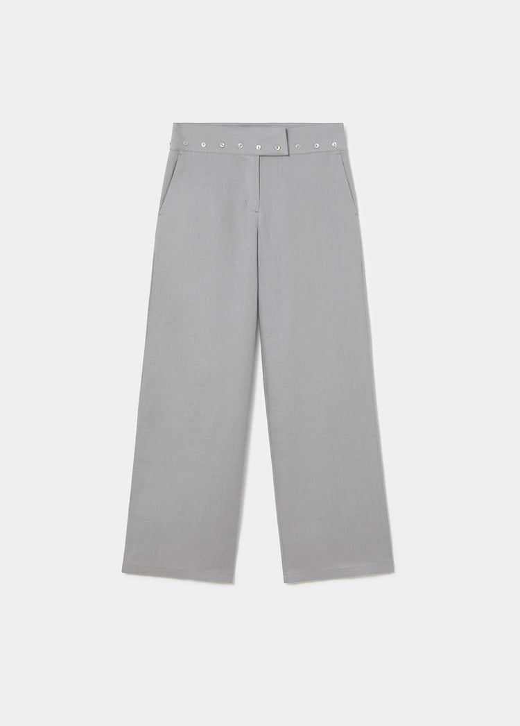 Pantalón fluido lino