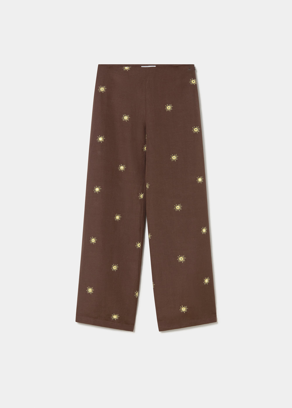 Pantalon long imprimé soleils