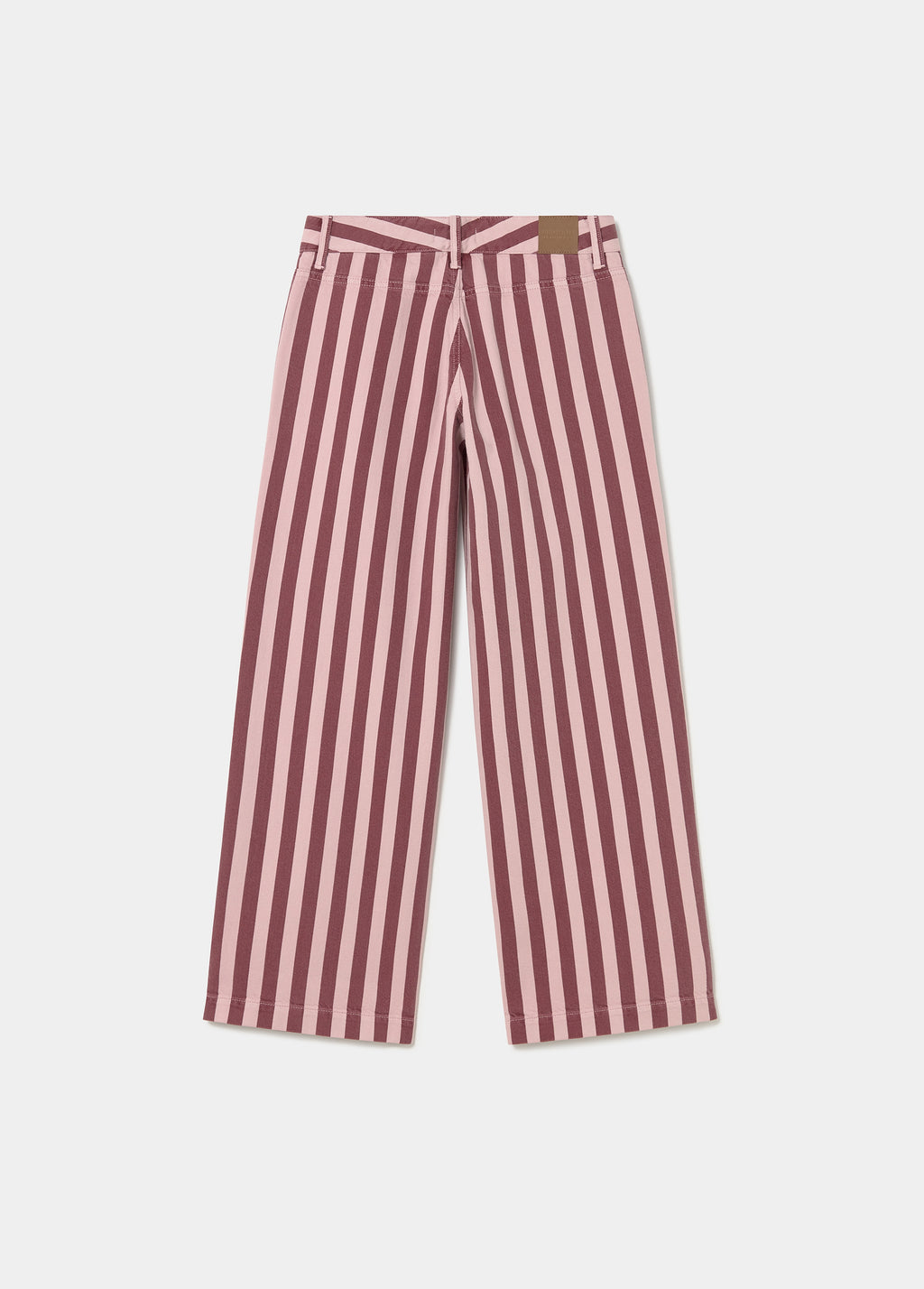 Straight striped printed pants