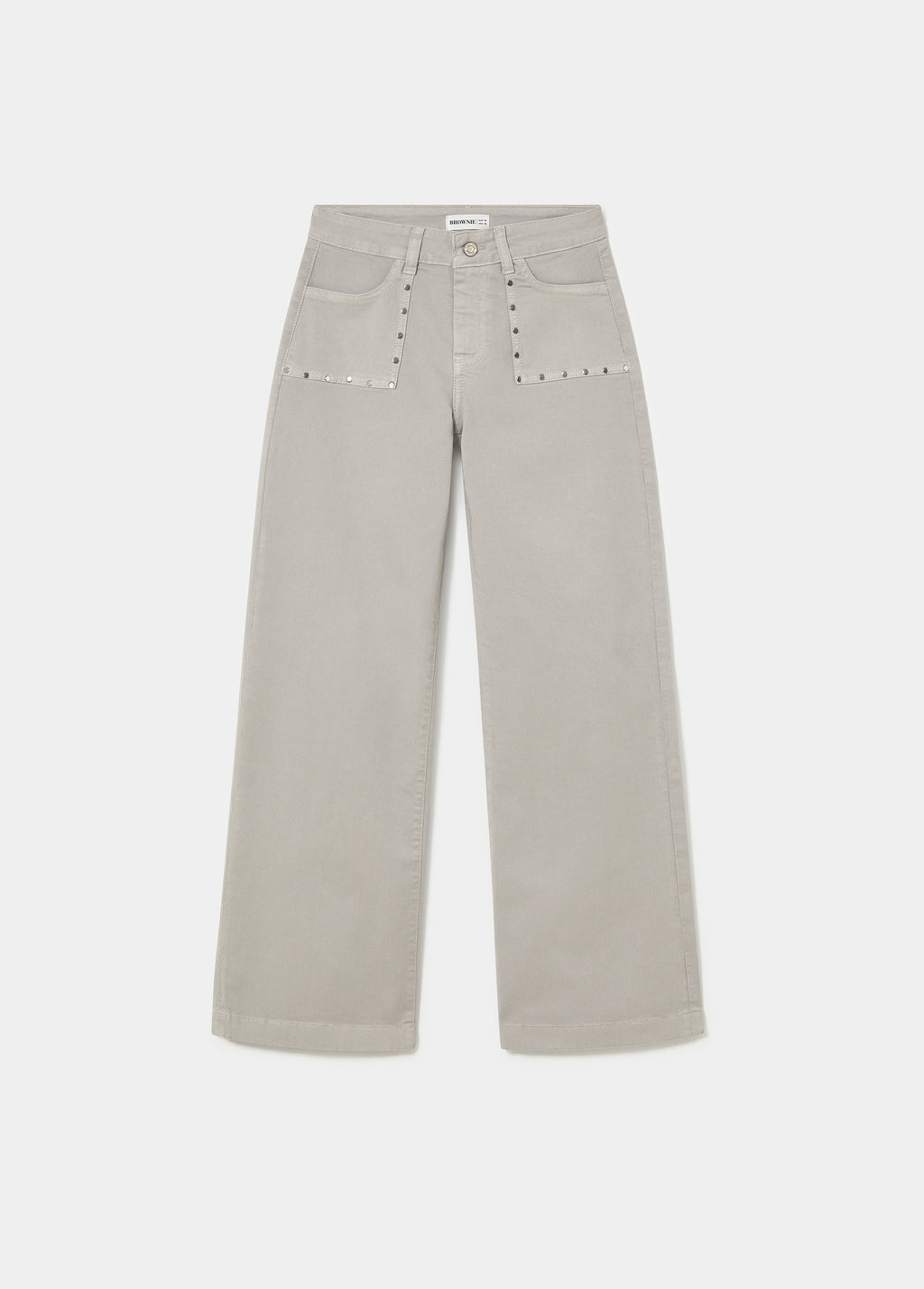 Pantalon droit à clous