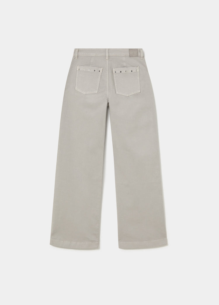 Pantalons rectes amb taches