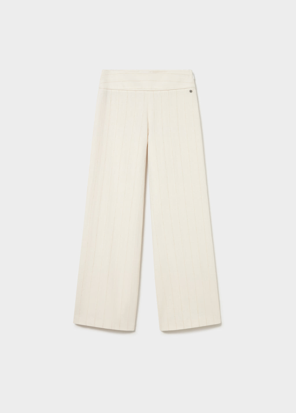 Pantalón tiro bajo tejido textura