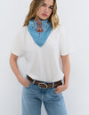 Dog print scarf
