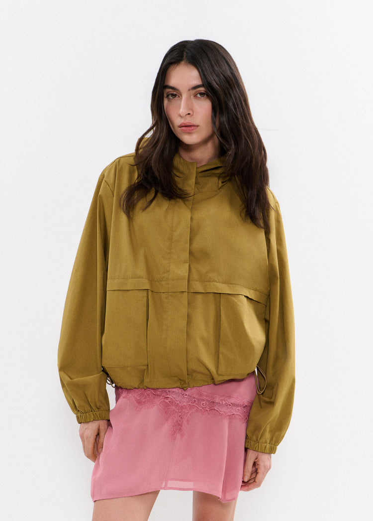 Parka algodón con capucha