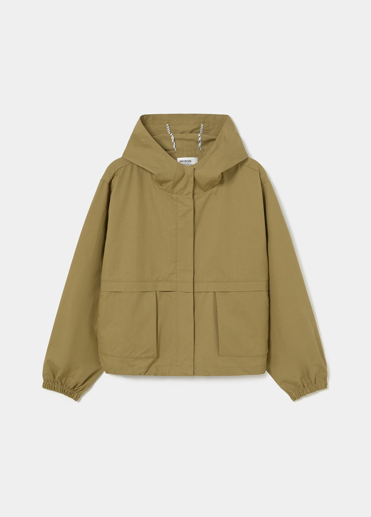 Parka algodón con capucha