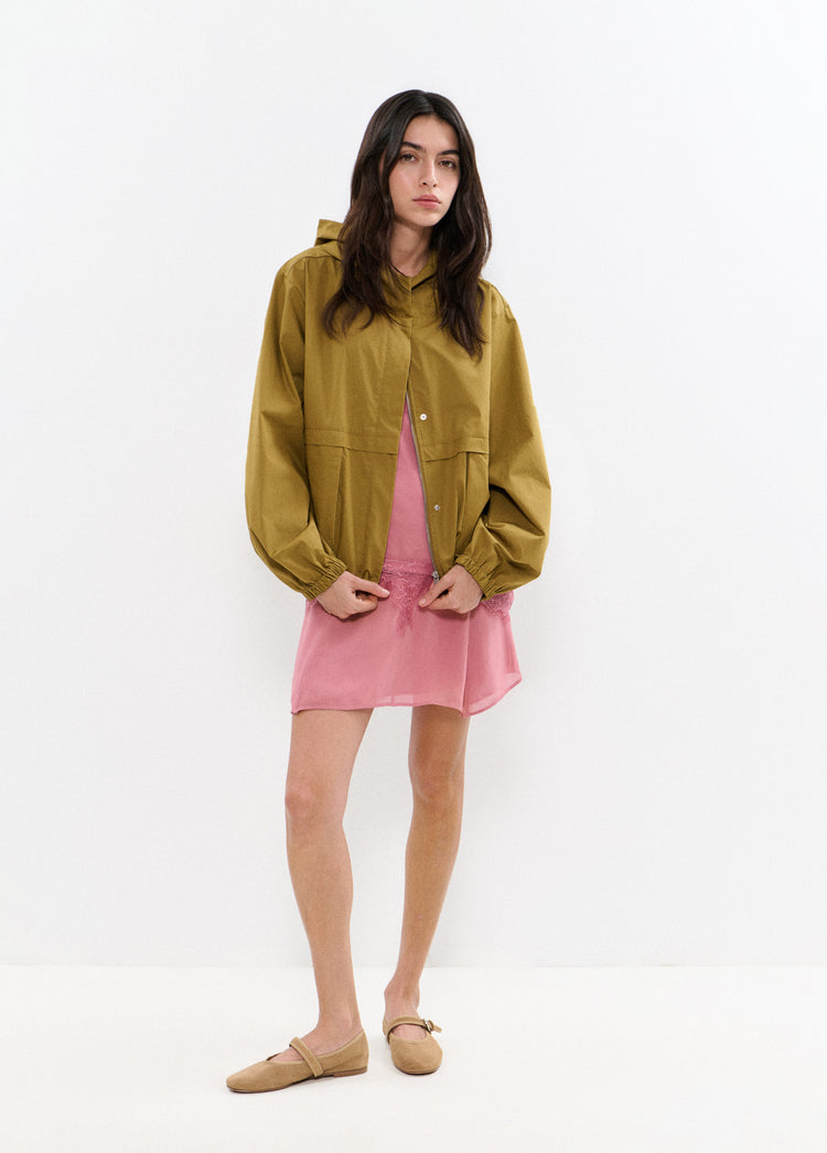 Parka algodón con capucha