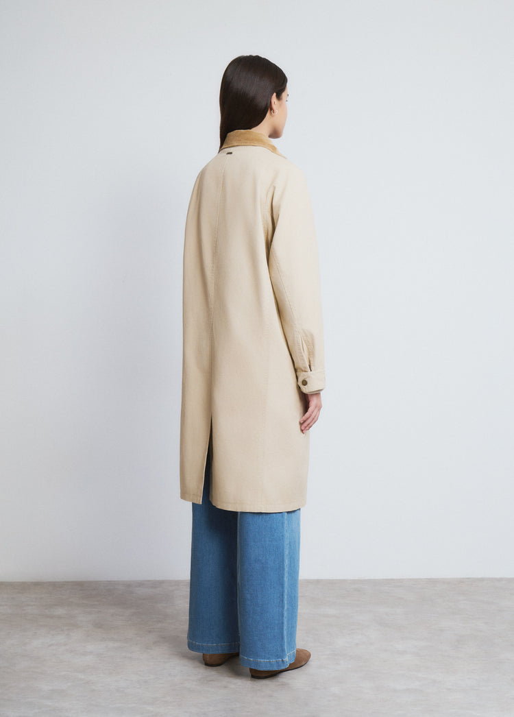Langer Baumwoll-Parka