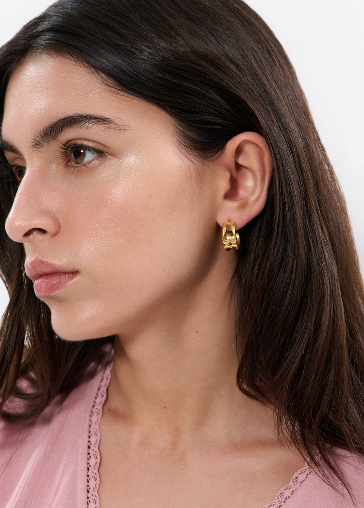 Pendientes b corazón