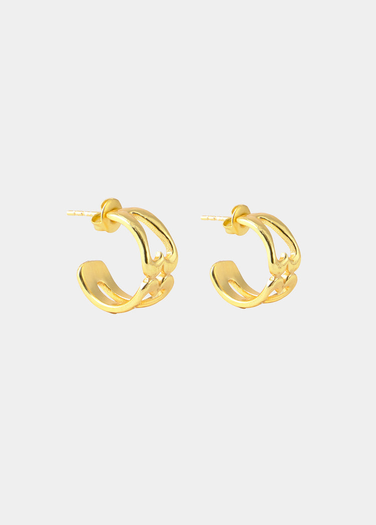 Pendientes b corazón