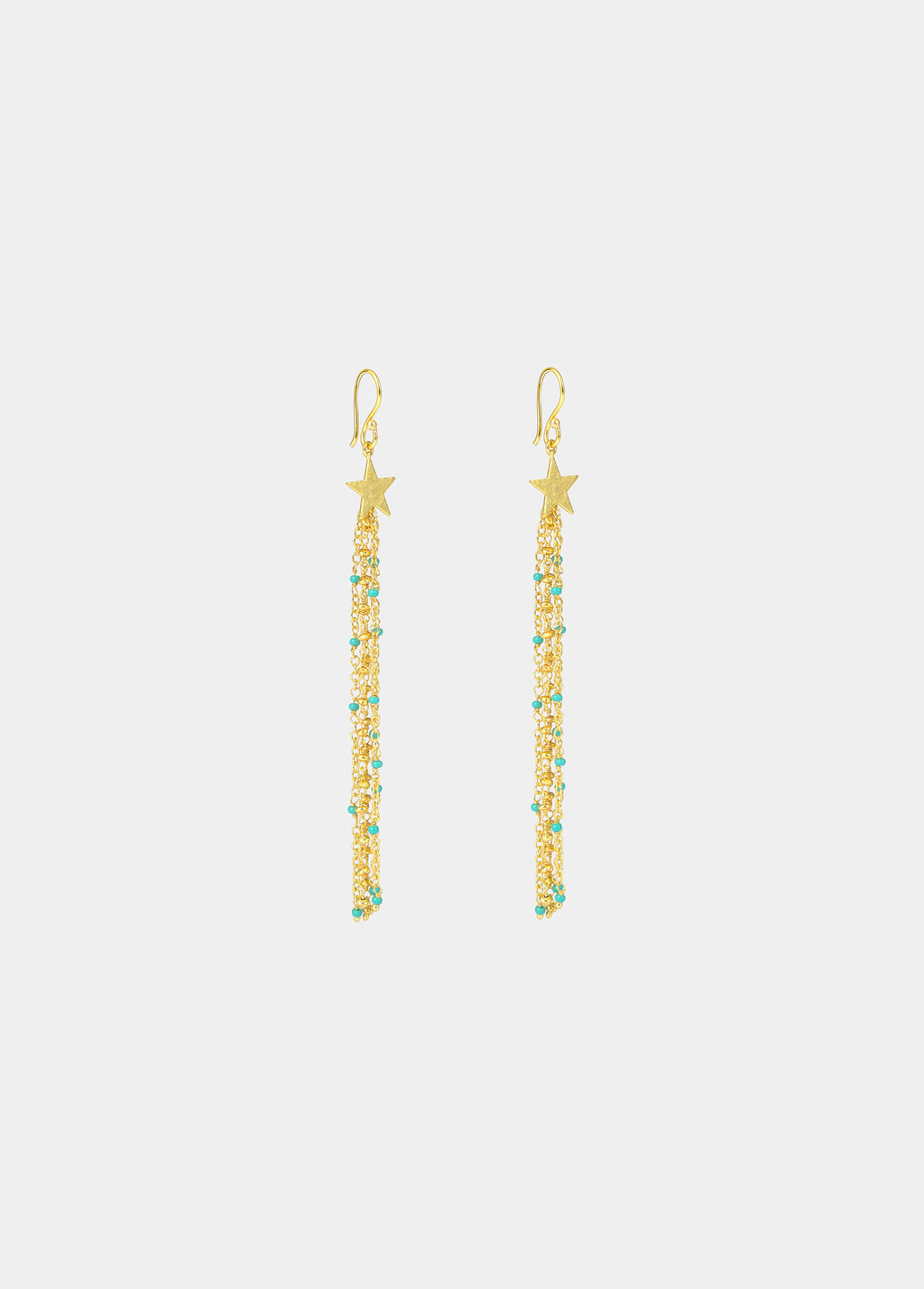 Pendientes estrella piedras