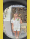 Decorative studded shorts