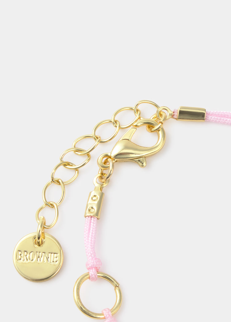 Pulsera cuerda charms