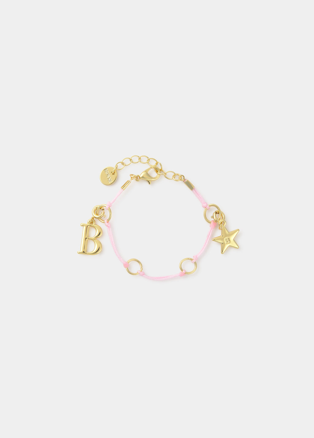 Cord bracelet with charms