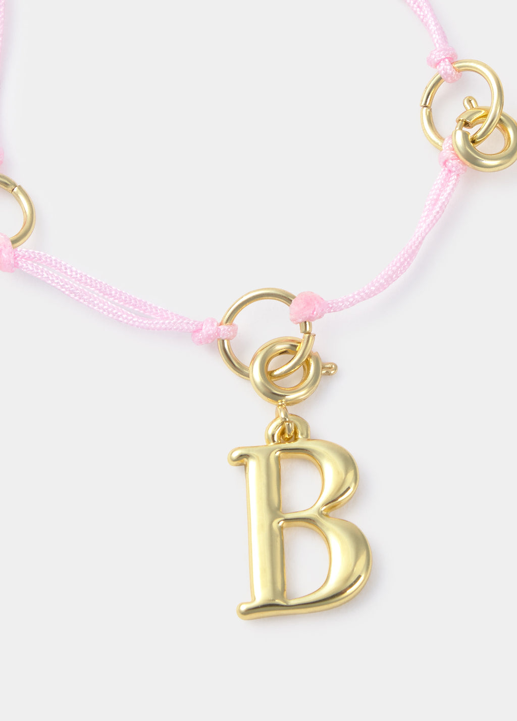 Cord bracelet with charms