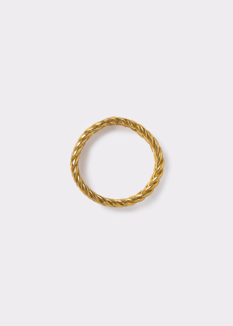 Pulsera pan de oro trenzada m