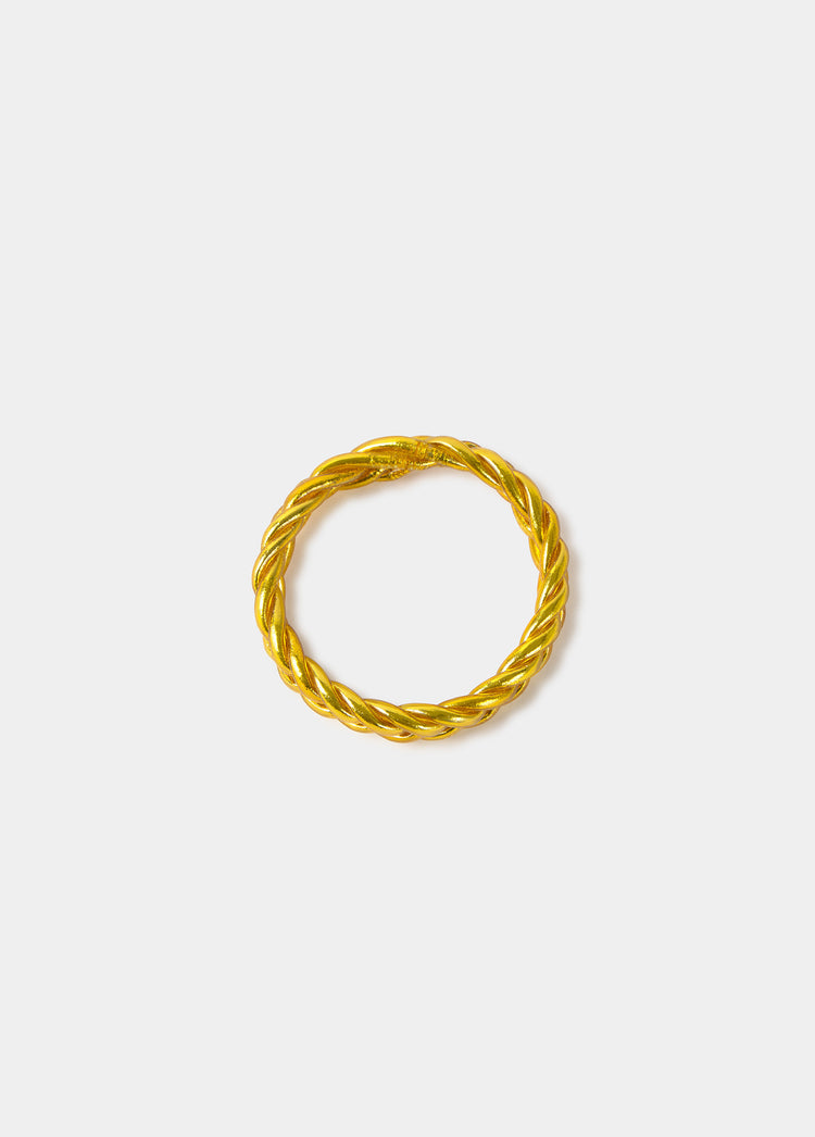 Pulsera pan de oro trenzada