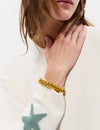 Pulsera pan de oro trenzada