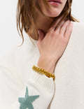 Pulsera pan de oro trenzada