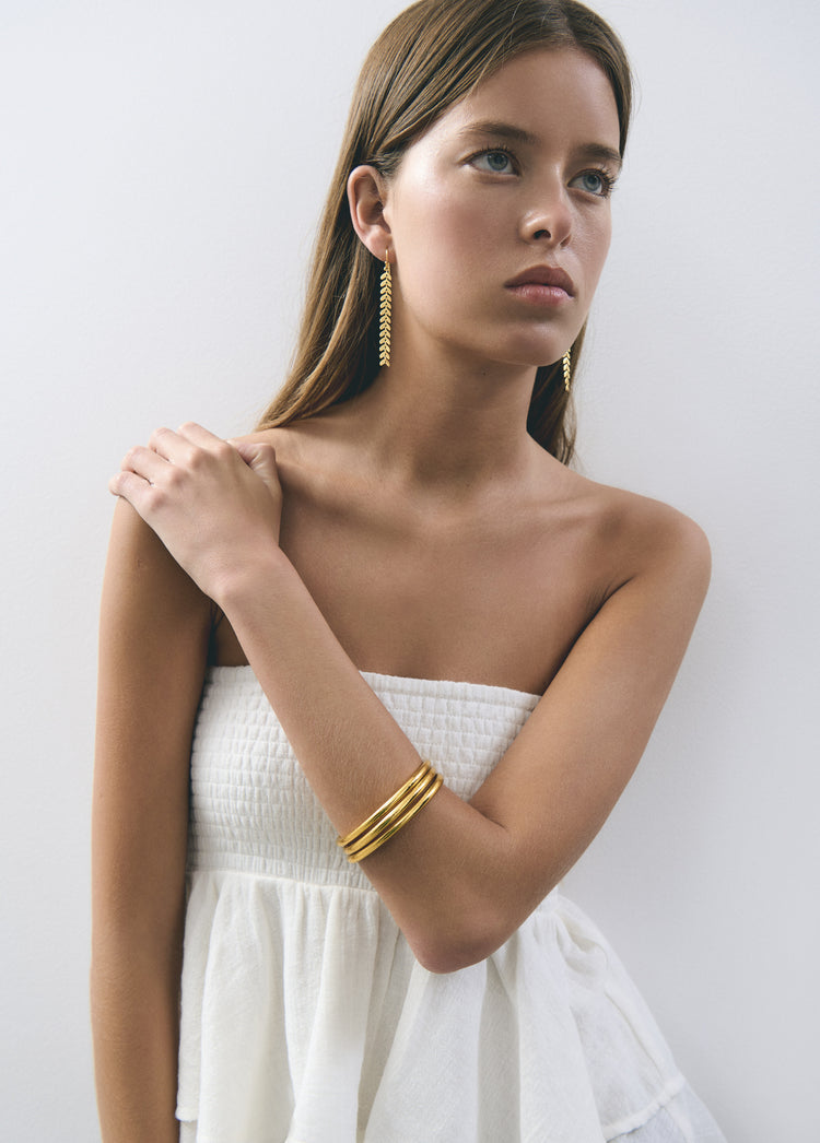 Small gold-plated bracelet