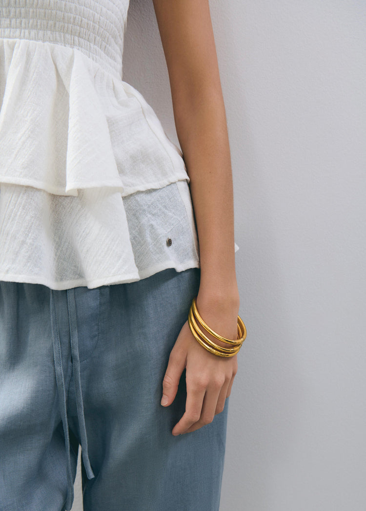 Small gold-plated bracelet