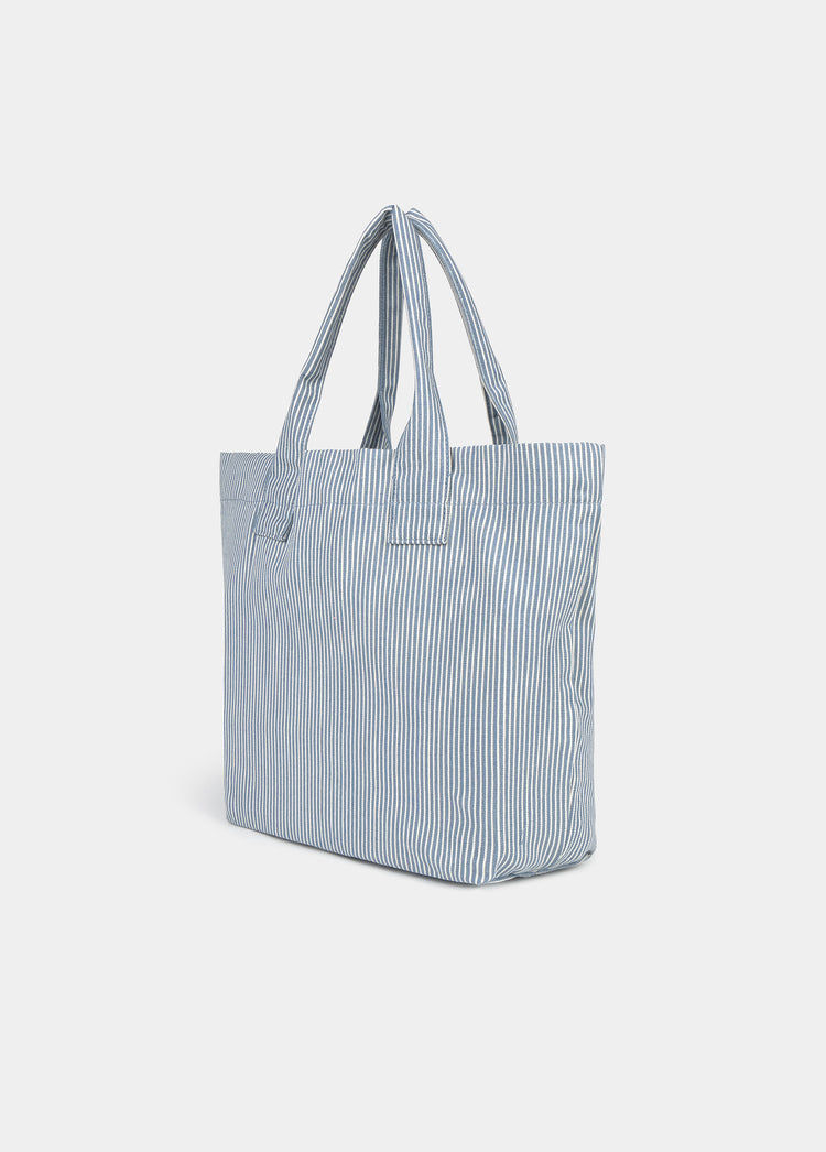 Shopper canvas rayas