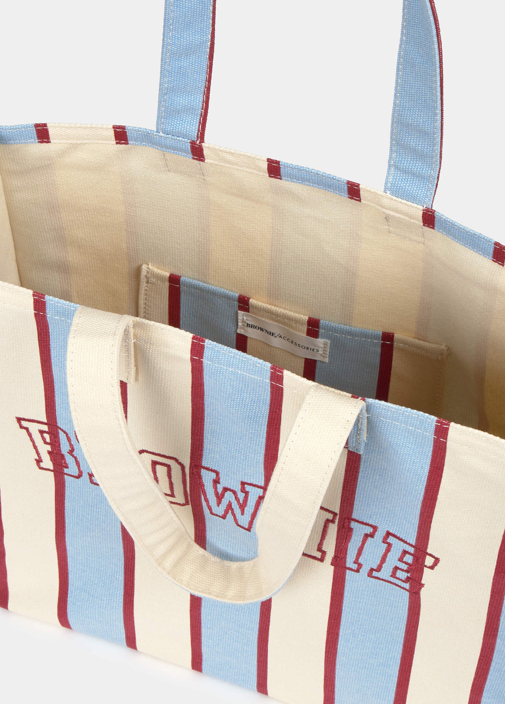 Sac cabas plage rayé