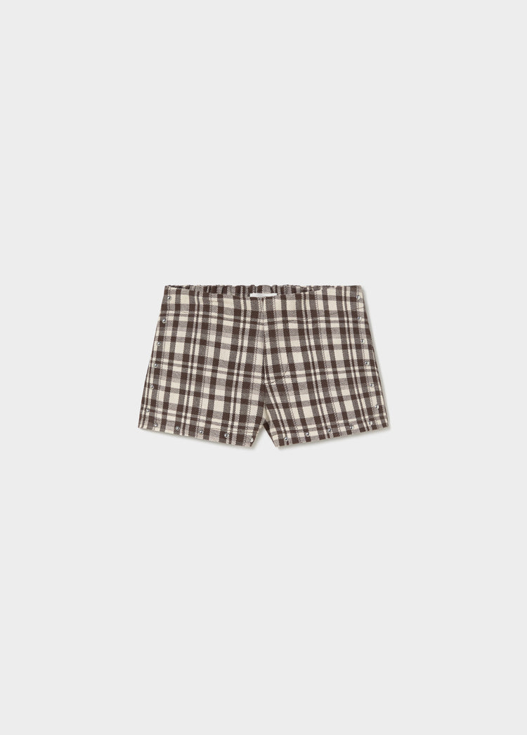 Mini Checkered Shorts