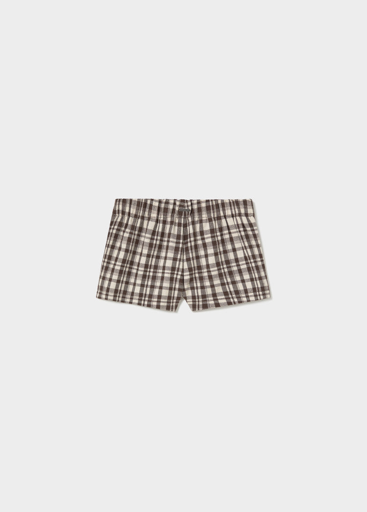 Mini Checkered Shorts