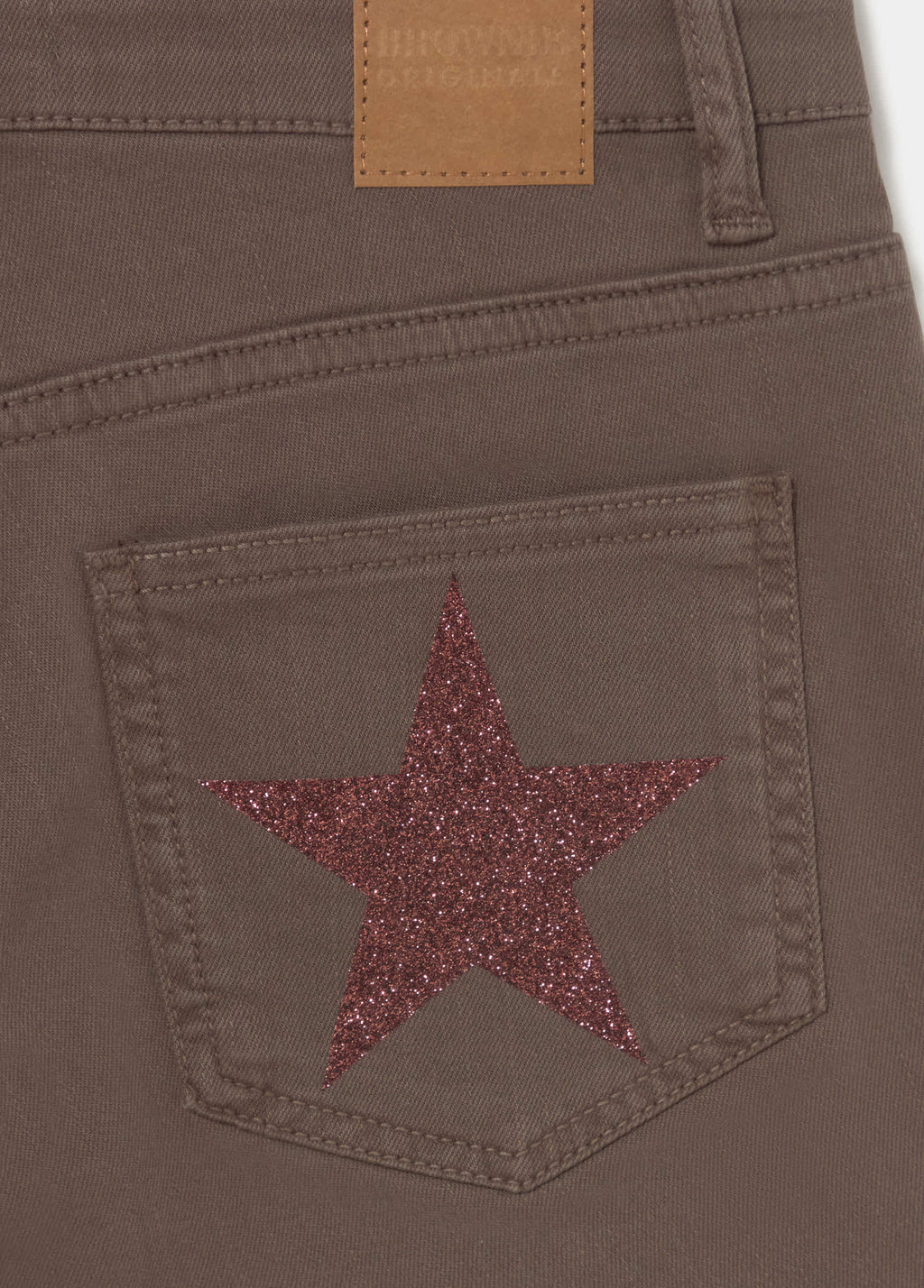 Glitter patch shorts