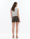 Glitter patch shorts