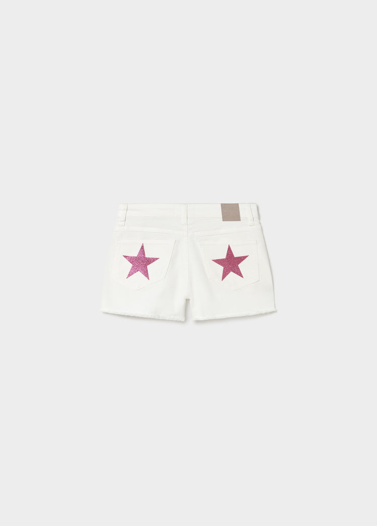 Short patch glitter