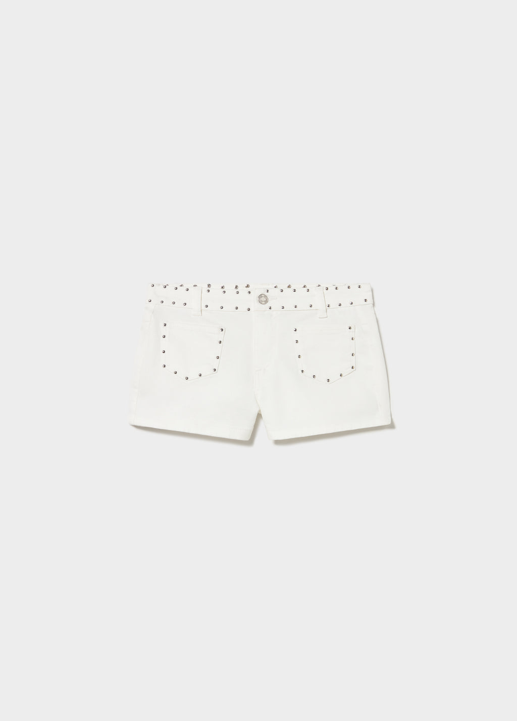 Decorative studded shorts