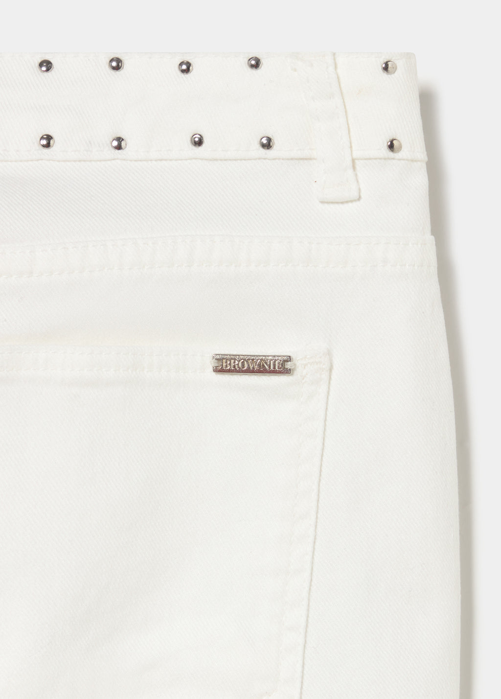 Decorative studded shorts