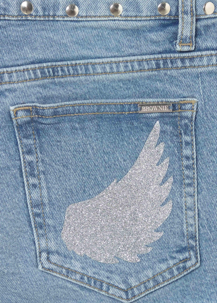 Short tachas glitter