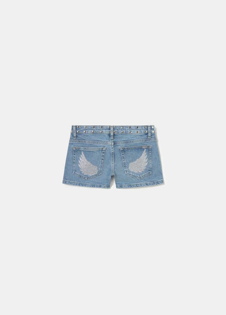 Short tachas glitter