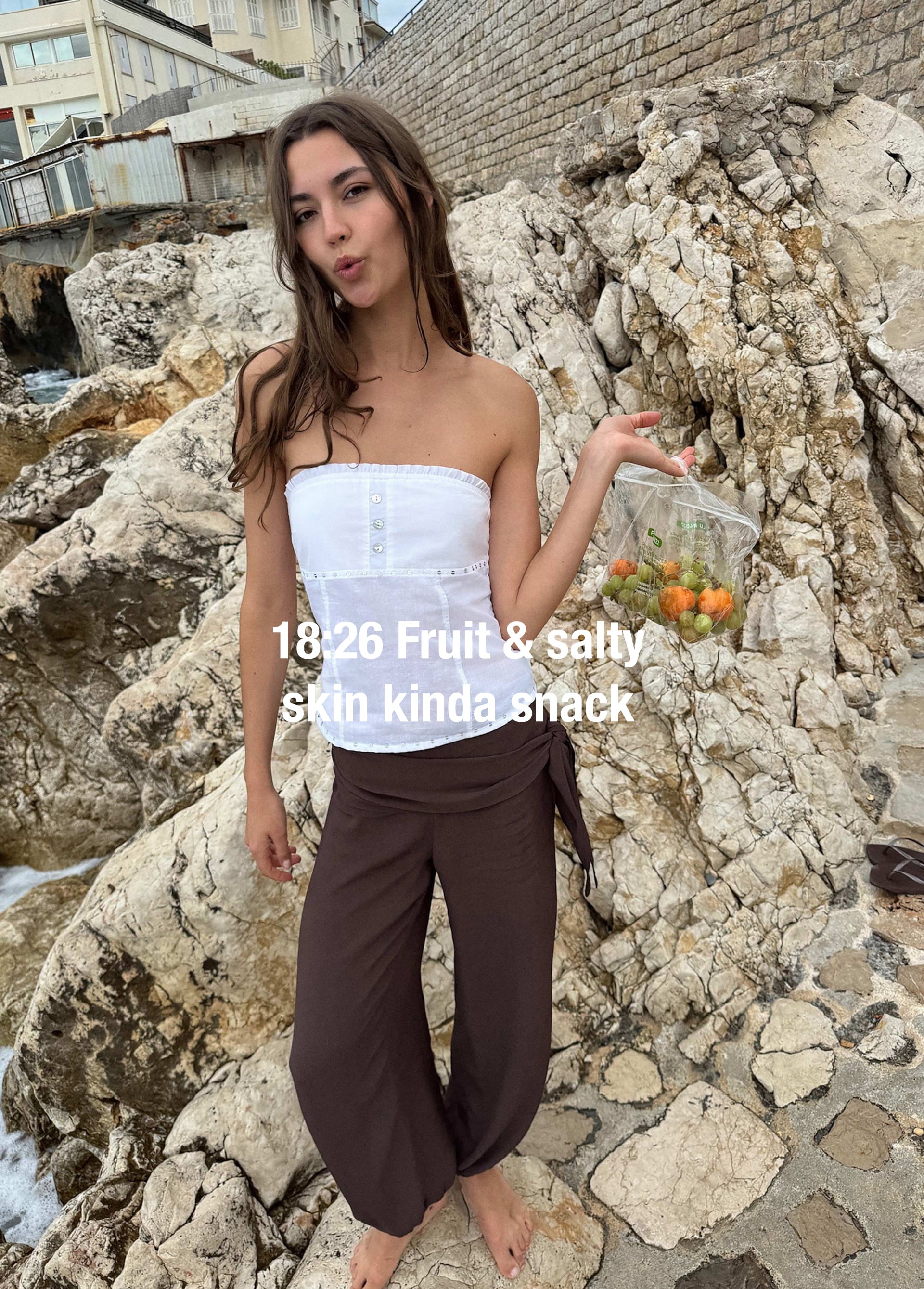 Bandeau top with mirrors